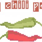 Love My Chili Peppers! Pattern Chart Graph Love My Chili Peppers! Pattern Chart Graph