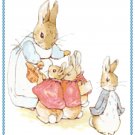 Peter Rabbit Family by Beatrix Potter Pattern Chart Graph