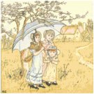 April by Kate Greenaway Pattern Chart Graph