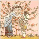 August by Kate Greenaway Pattern Chart Graph