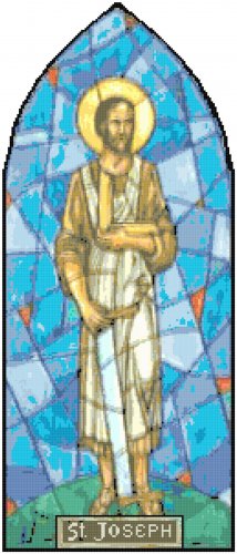 St. Joseph the Carpenter Pattern Chart Graph