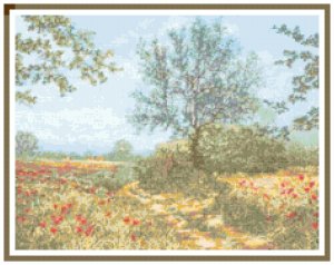 A Path Through the Meadow Pattern Chart Graph