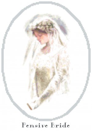 Pensive Bride Pattern Chart Graph
