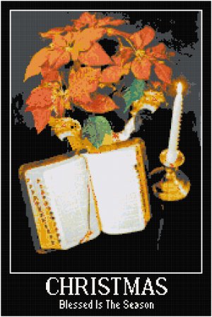 Blessed Is The Season Pattern Chart Graph