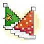 SET #3 of 6 Christmas Tree Ornament Patterns Charts Graphs