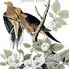 Audubon Morning Doves Pattern Chart Graph