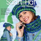 Crochet Puff Stitch Scarf and Hat Leaflet