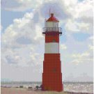 The Lighthouse Seascape Cross Stitch Pattern Chart Graph