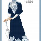 Miss Rebecca 1900 Fashion Design Pattern Chart Graph Miss Rebecca 1900 Fashion Design Pattern Chart Graph
