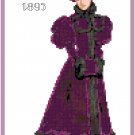 Miss Rachel 1895 Fashion Design Pattern Chart Graph