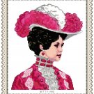 Portrait of Miss Elizabeth 1900 Pattern Chart Graph