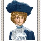 Portrait of Rebecca 1900 Pattern Chart Graph