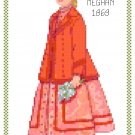 Miss Meghan 1869 Children's Fashion Design Pattern Chart Group