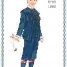 Master Spencer 1880 Children's Fashion Design Pattern Chart Graph