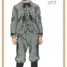 Master Thomas 1873 Children's Fashion Design Pattern Chart Graph