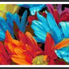 A Rainbow of Daisies Pattern Chart Graph