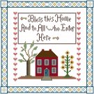 Bless This Home Sampler Pattern Chart Graph