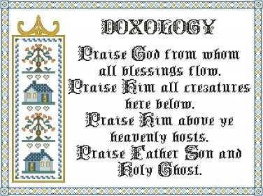 The Doxology Pattern Chart Graph