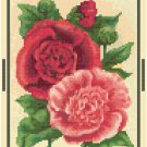 Antique Hollyhocks Flower Seed Packet Pattern Chart Graph