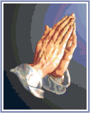 Praying Hands Pattern Chart Graph