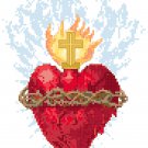 Sacred Heart Symbol Pattern Chart Graph