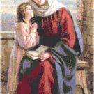 St. Anne with Mary Cross Stitch Pattern Chart Graph