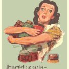 Of Course I Can! WWII Poster Cross Stitch Pattern Chart Graph Of Course I Can! WWII Poster Cross Stitch Pattern Chart Graph