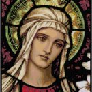 Virgin Mary in Stained Glass Pattern Chart Graph Virgin Mary in Stained Glass Pattern Chart Graph
