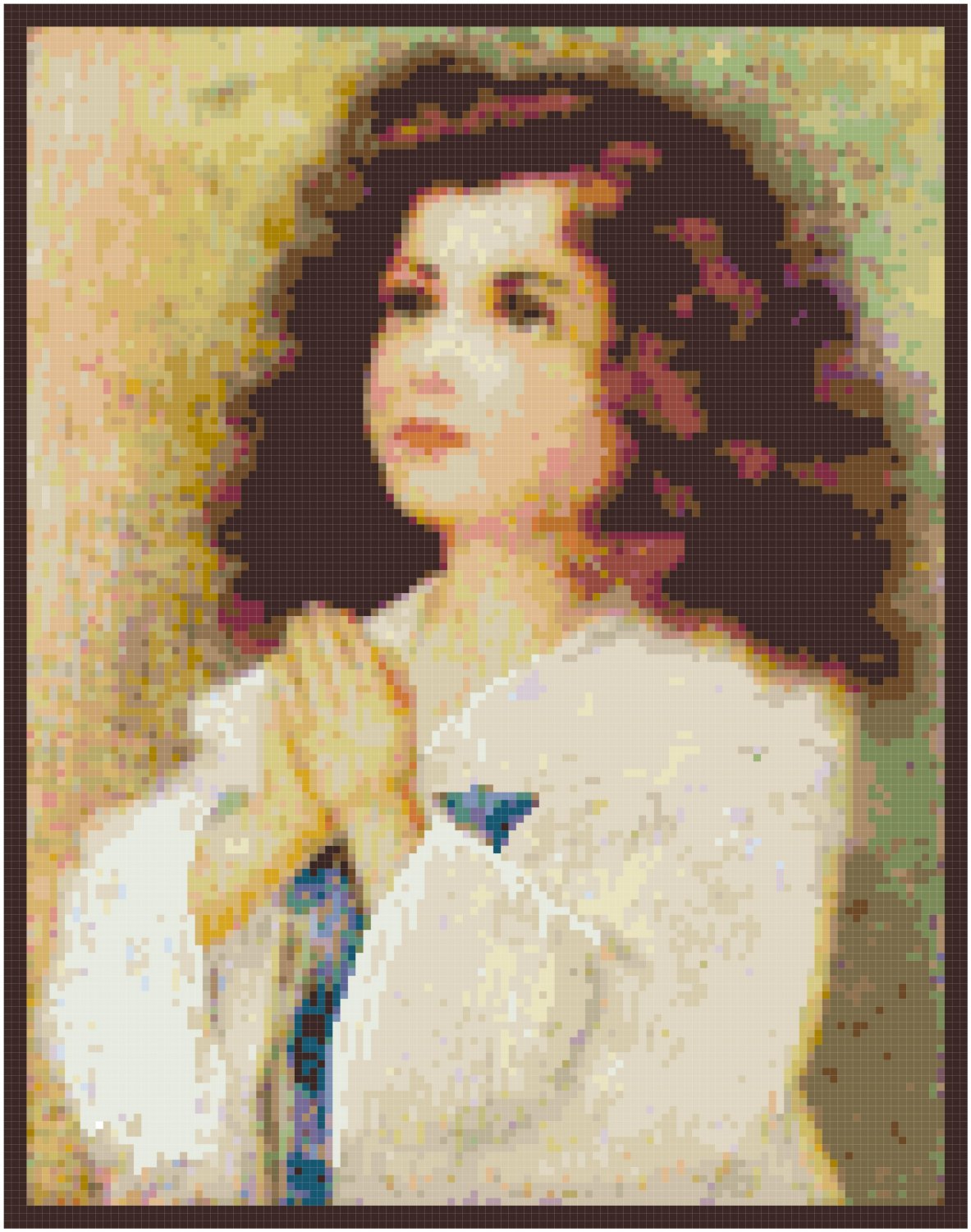 Prayers of a Child Cross Stitch Pattern Chart Graph