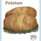 Country Potatoes Cross Stitch Pattern Chart Graph