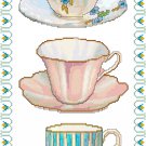 Time for Tea Cross Stitch Pattern Chart Graph