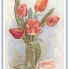 Spring Tulips in a Vase Cross Stitch Pattern Chart Graph Spring Tulips in a Vase Cross Stitch Pattern Chart Graph
