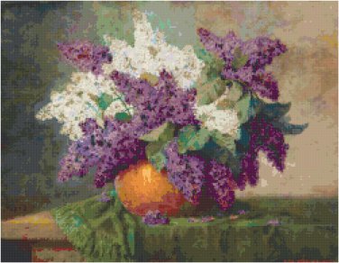 Lilacs Pattern Chart Graph