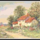 Thatched Roof Cottage Cross Stitch Pattern Chart Graph