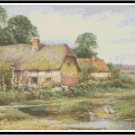 Riverside Cottage Cross Stitch Pattern Chart Graph