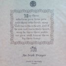 An Irish Prayer Cross Stitch Sampler Cross Stitch Leaflet