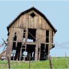 Old Abandoned Barn Pattern Chart Graph
