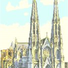 St. Patrick's Cathedral - NYC Pattern Chart Graph