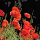Red Beauties (Poppies) Pattern Chart Graph