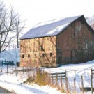 Winter Barn Pattern Chart Graph