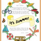 It's Summer! Pattern Chart Graph