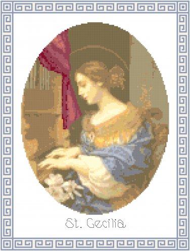St. Cecilia Pattern Chart Graph
