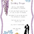 Wisteria Wedding Sampler Pattern Chart Graph