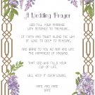 Wisteria Trellis Wedding Sampler Pattern Chart Graph