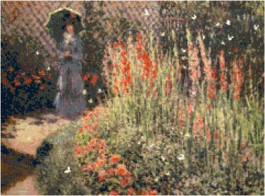 Gladioli Garden Pattern Chart Graph