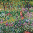 Iris Garden in Giverny Pattern Chart Graph