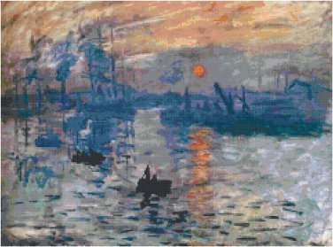 Impression Sunrise Pattern Chart Graph