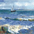 Seascape at Saintes Maries by Van Gogh Pattern Chart Graph Seascape at Saintes Maries by Van Gogh Pattern Chart Graph
