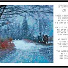 Stopping by the Woods w/ Robert Frost Poem Pattern Chart Graph Stopping by the Woods w/ Robert Frost Poem Pattern Chart Graph