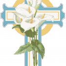 Calla Lily Cross Pattern Chart Graph